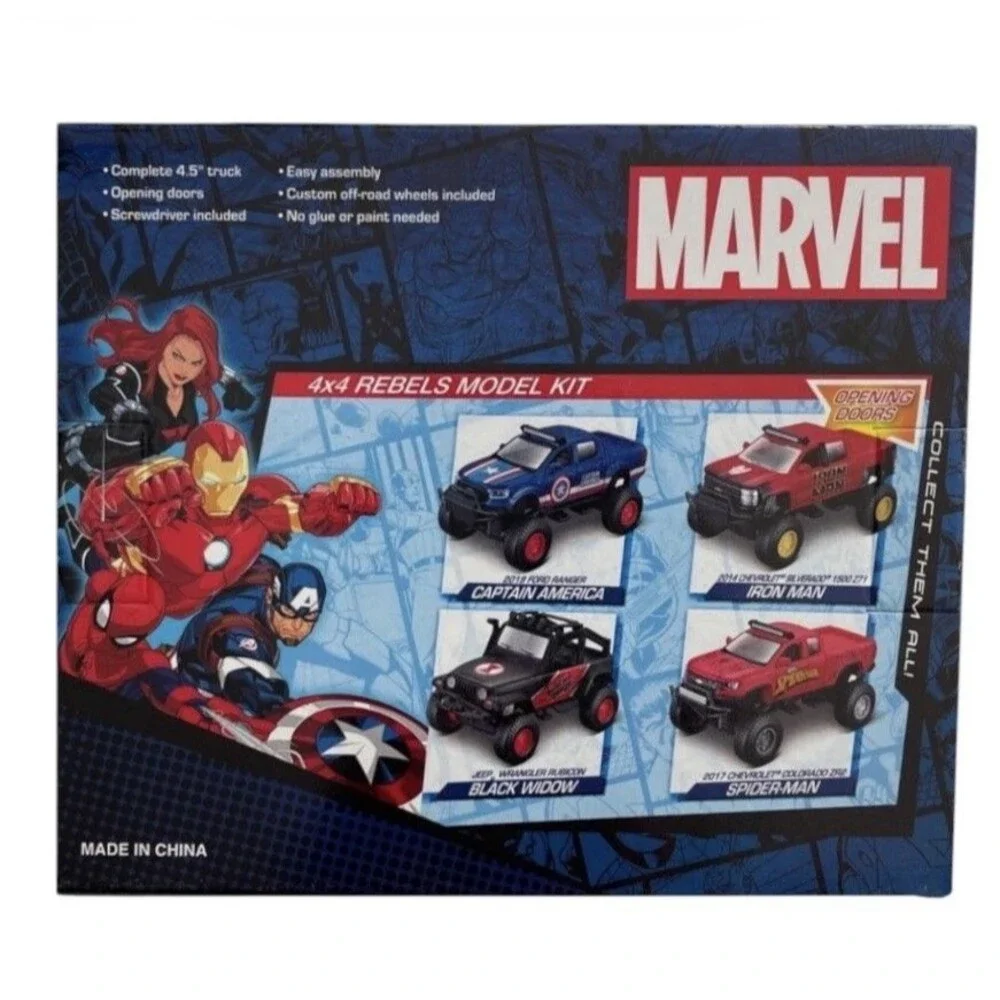 Marvel 2017 Chevrolet Colorado ZR2 Spider-Man 4x4 Truck Model Kit, Spiderman